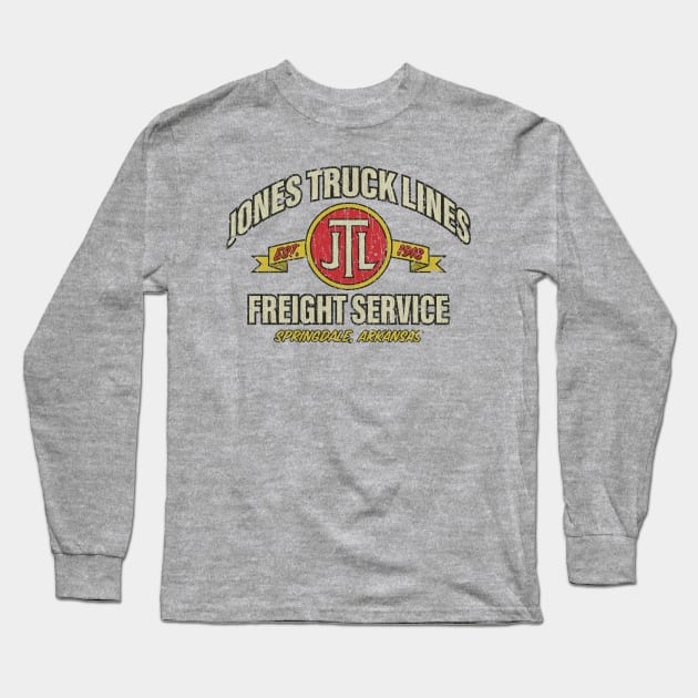 Jones Truck Lines Freight Service 1918 Long Sleeve T-Shirt by JCD666